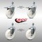 Service Caster 5 Inch SS Nylon Wheel 12mm Threaded Stem Caster Total Lock Brake SCC, 2PK SCC-SSTSTTL20S514-NYS-M1215-2-S-2 - alternate 2